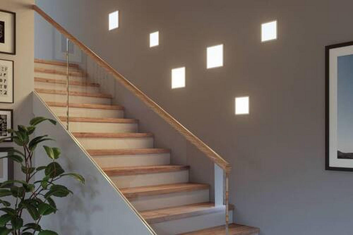 LED-PANEEL 17,5/17,5/1,2 cm  - Weiß, Design, Kunststoff (17,5/17,5/1,2cm) - Paulmann