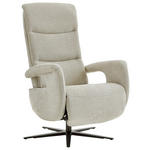 RELAXSESSEL Dieter Knoll Chenille    - Hellgrau/Schwarz, Design, Textil/Metall (71/110/83cm) - Dieter Knoll