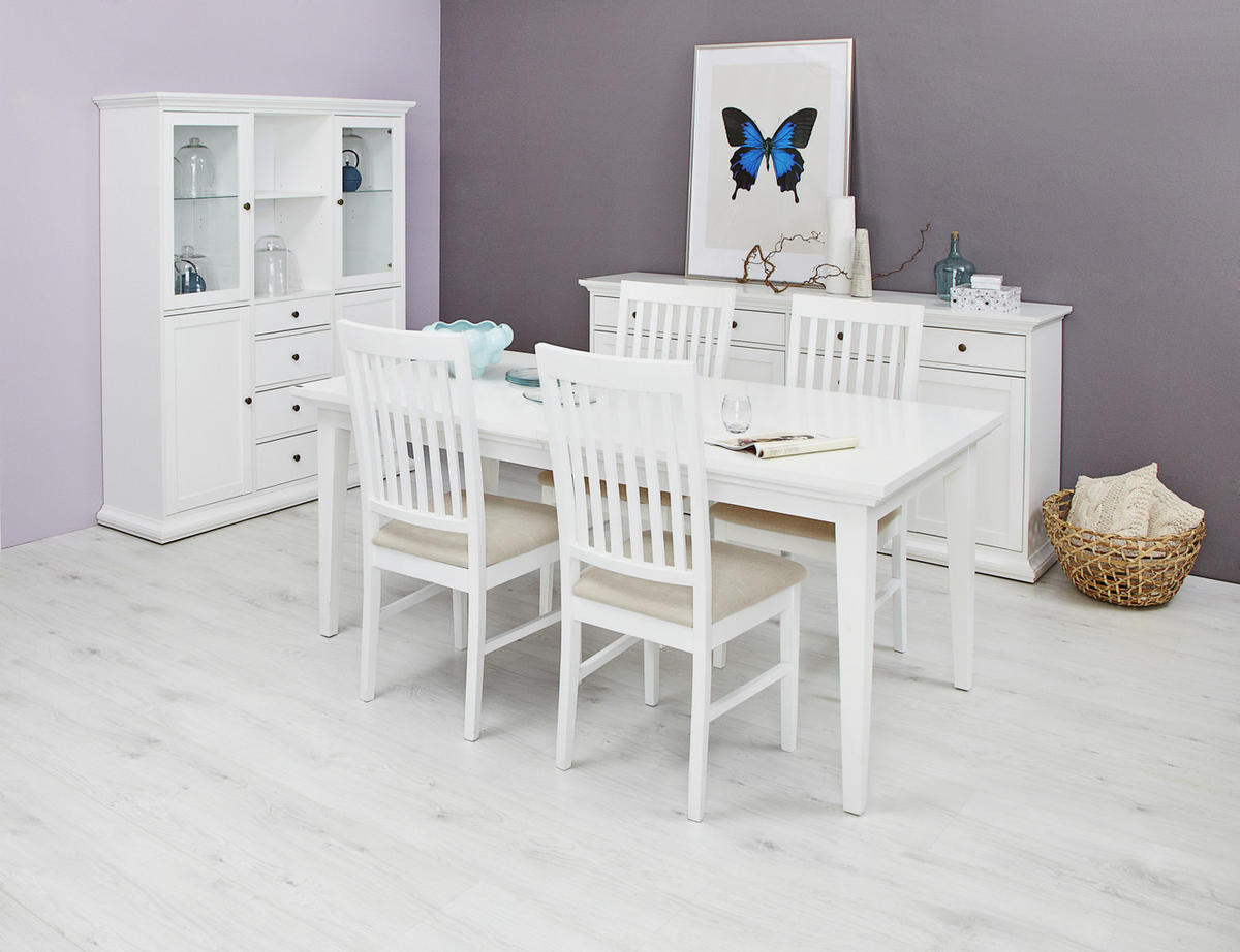 MATBORD i trämaterial 180/76/95 cm   - vit, Design, trämaterial (180/76/95cm) - Hom`in