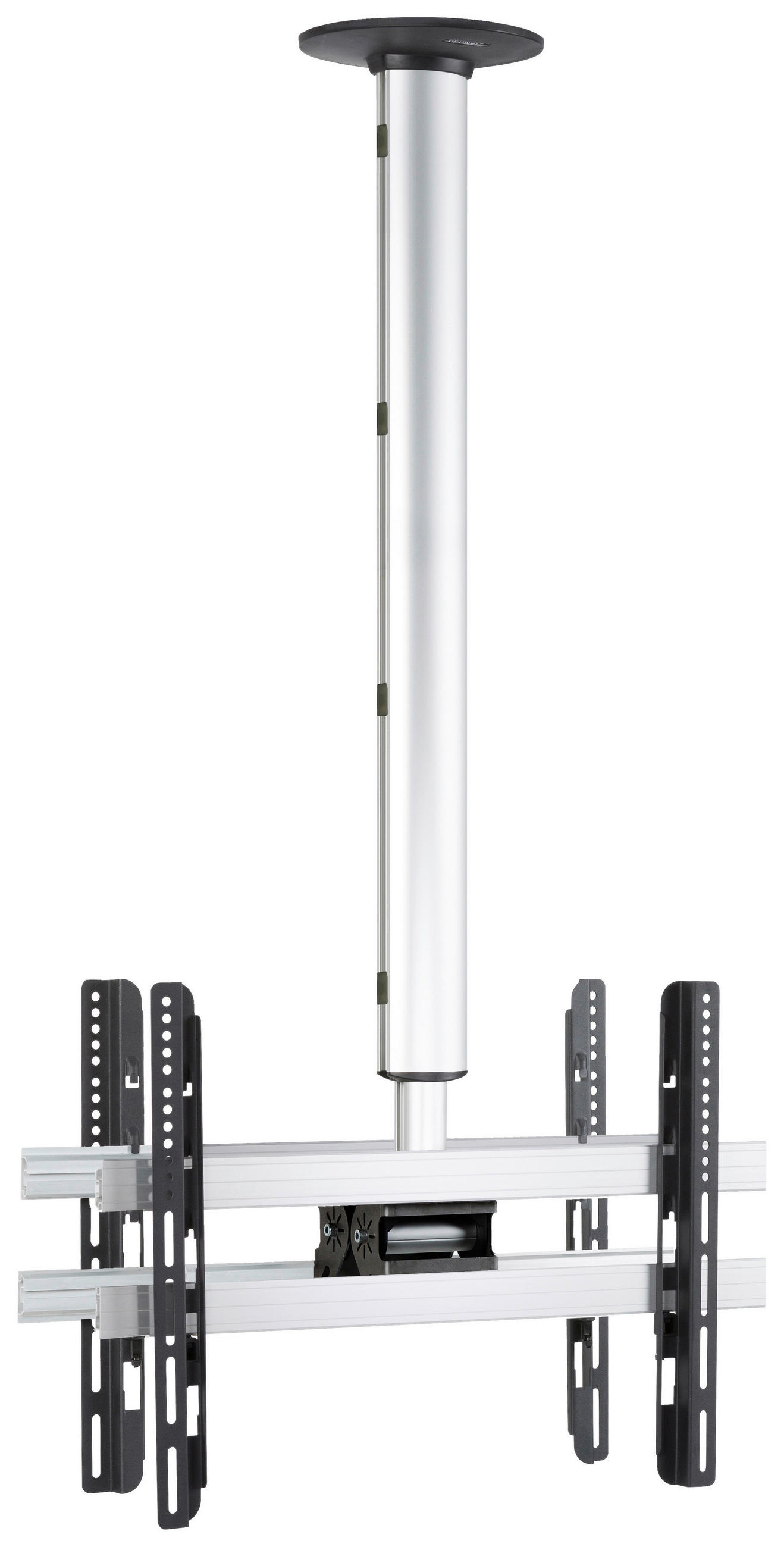 TV-HALTERUNG Silberfarben  - Silberfarben, Modern, Metall (62/127/19cm) - MID.YOU
