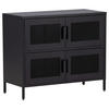 SIDEBOARD  in 90/75/40 cm  - Schwarz, Design, Metall (90/75/40cm) - Livetastic