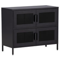 SIDEBOARD  in 90/75/40 cm  - Schwarz, Design, Metall (90/75/40cm) - Livetastic