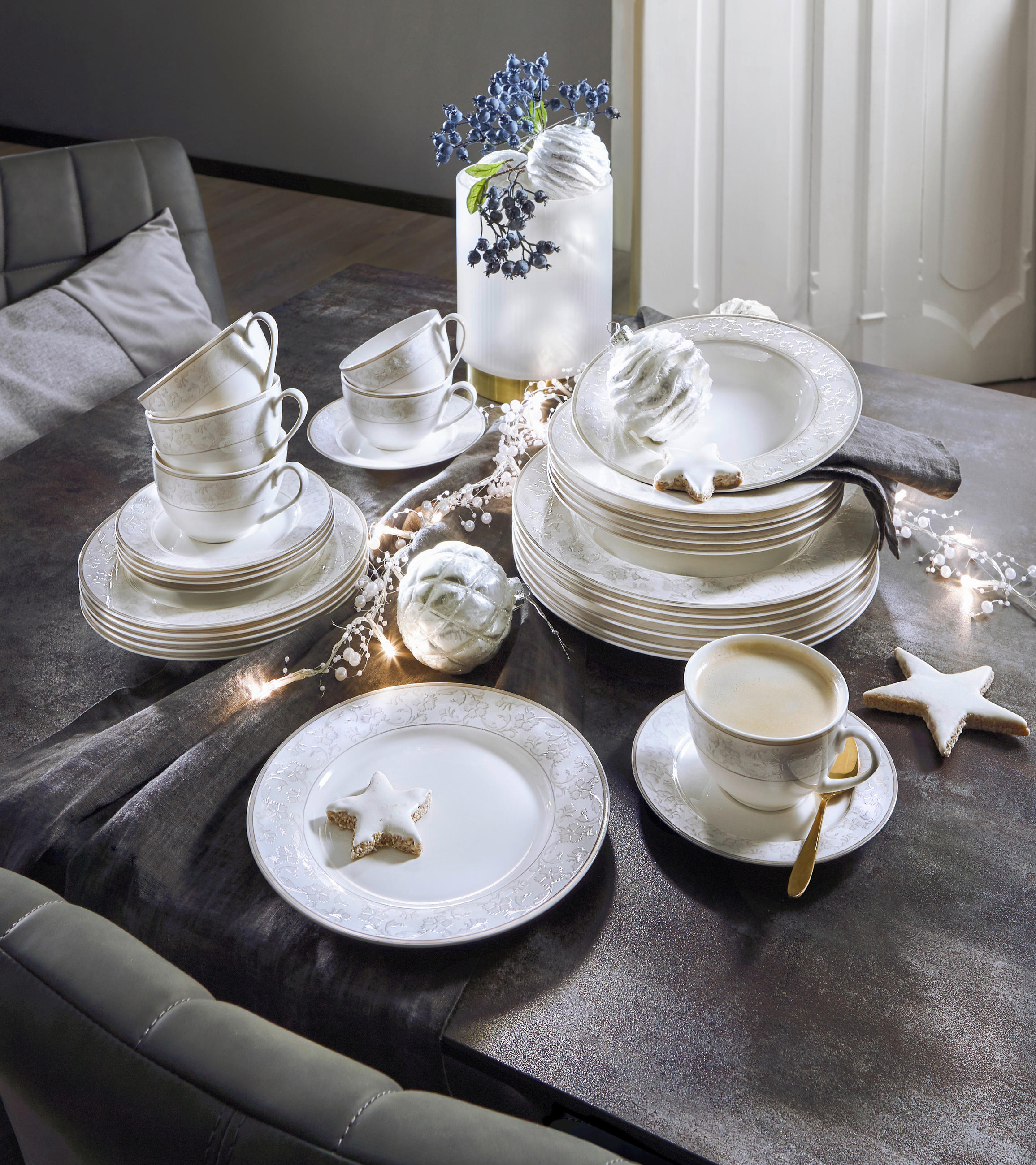 KOMBINIRANI SERVIS Isabella Fine China - bela/bež, Basics, keramika - Ritzenhoff Breker