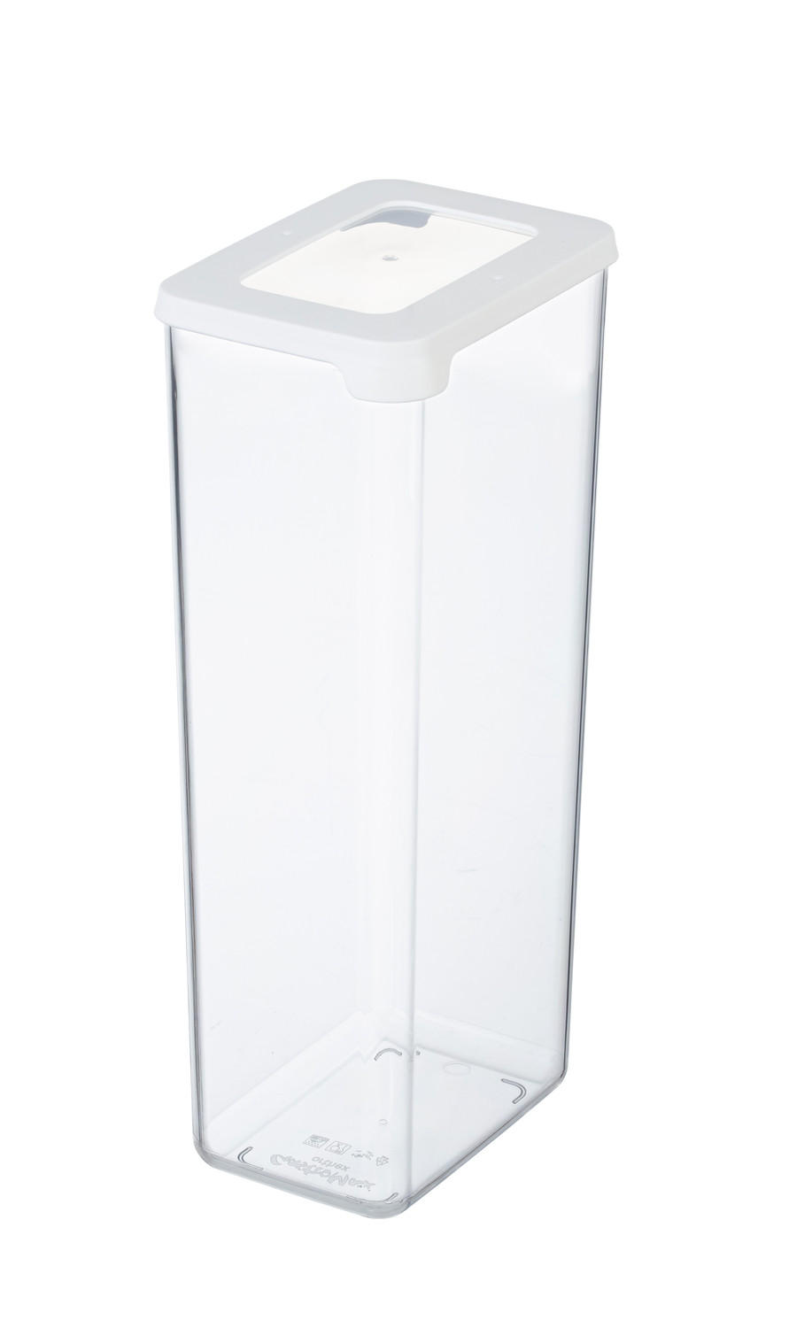 MATLÅDA 2,25 l  - vit/transparent, Basics, plast (9/13/28cm) - Gastromax by Orthex