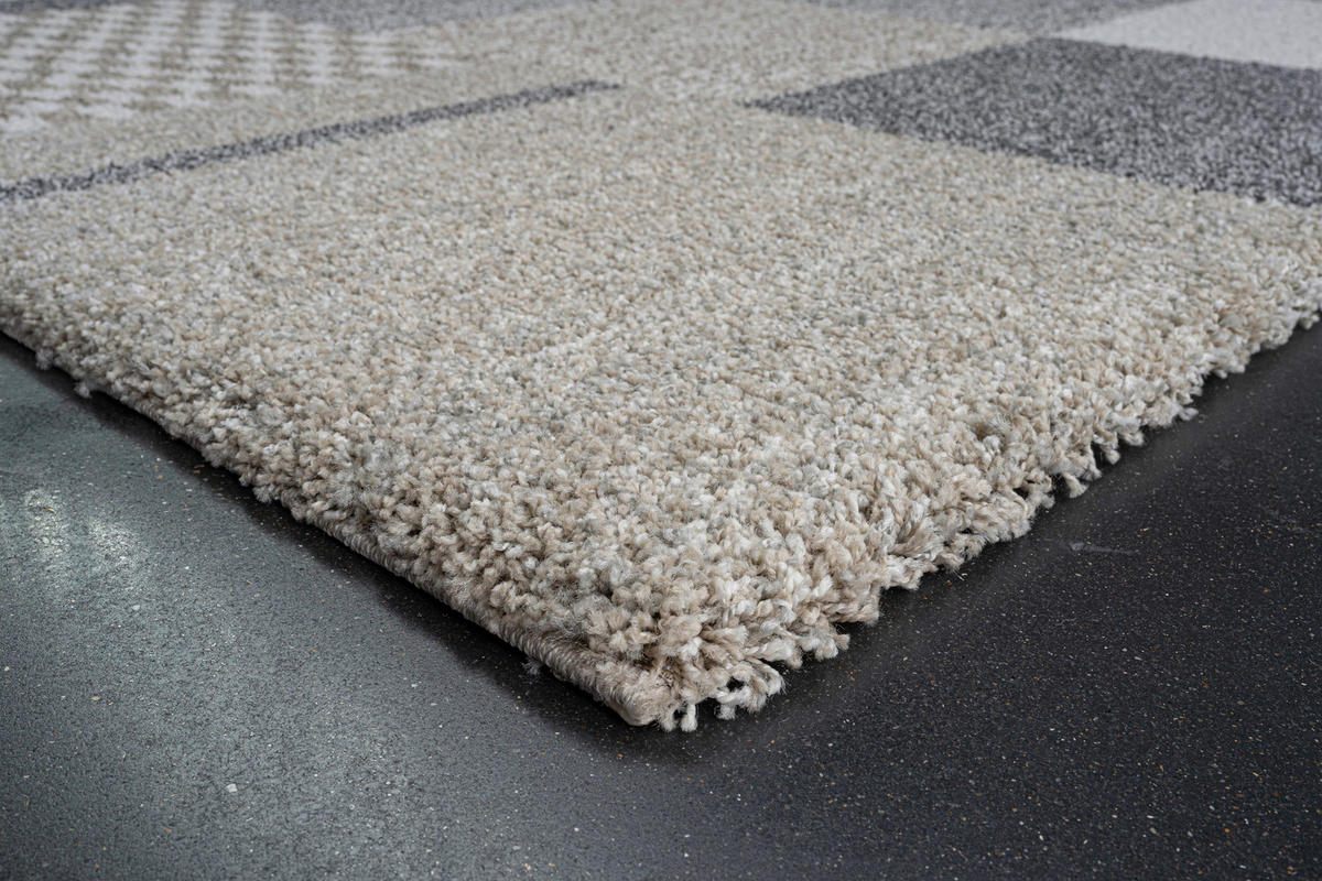 WEBTEPPICH 200/290 cm Mehari Creme, Grau, Dunkelgrau  - Dunkelgrau/Creme, KONVENTIONELL, Kunststoff/Textil (200/290cm) - Novel