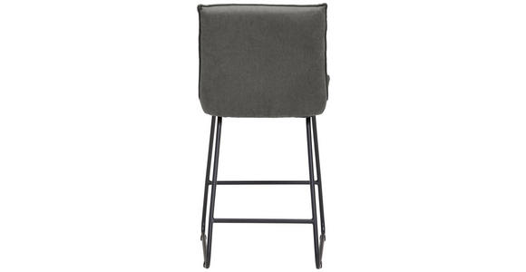 TRESENSTUHL in Grau, Schwarz, Dunkelgrau - Dunkelgrau/Schwarz, Design, Textil/Metall (48/92/54cm) - Dieter Knoll
