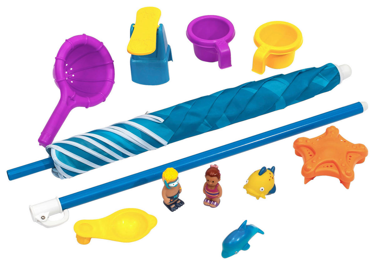 SPIELTISCH SPILL & SPLASH  - Blau/Multicolor, KONVENTIONELL, Kunststoff (109,9/57,2/63,5cm) - Ambia Garden