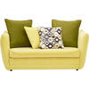 JUGEND- UND KINDERSOFA Mikrofaser Braun, Gelb, Grün  - Gelb/Schwarz, Design, Kunststoff/Textil (145/63/75cm) - Livetastic