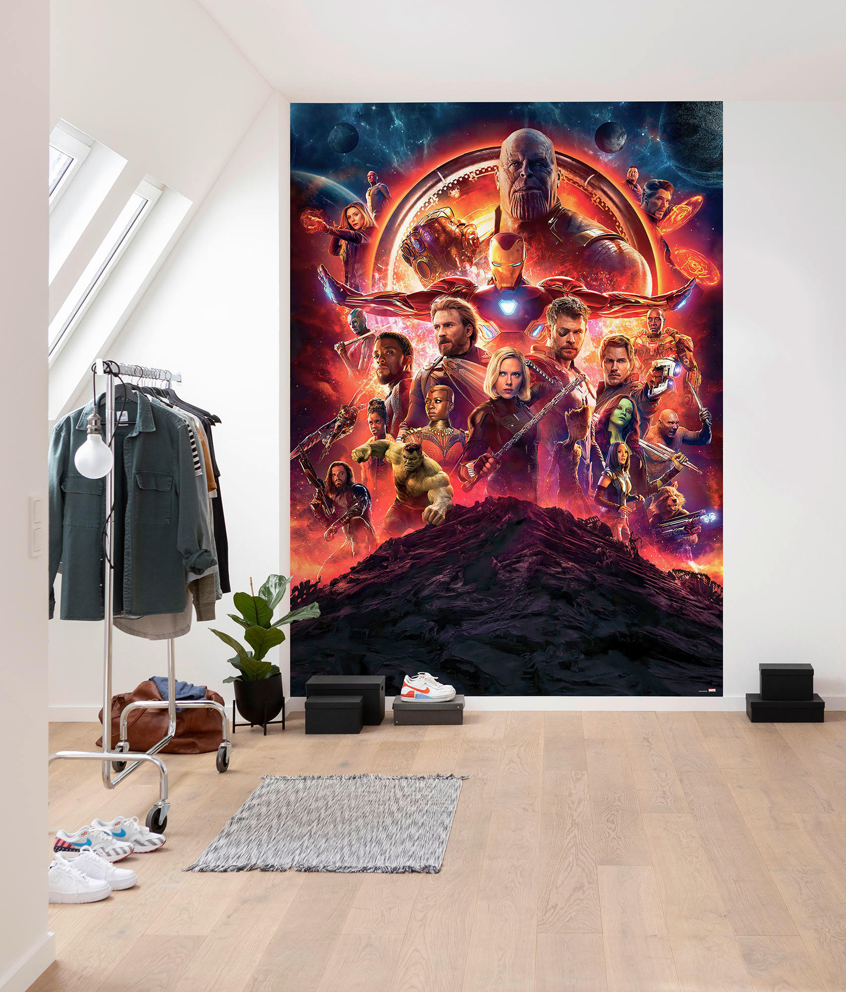 FOTOTAPETE Marvel  - Multicolor, Basics (184/254cm) - Xora