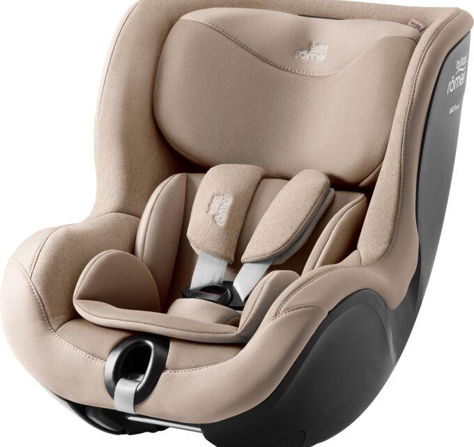REBOARDER-KINDERSITZ DUALFIX 5Z  - Hellbraun/Cappuccino, Basics, Kunststoff/Textil (44/48/74cm) - Britax Römer