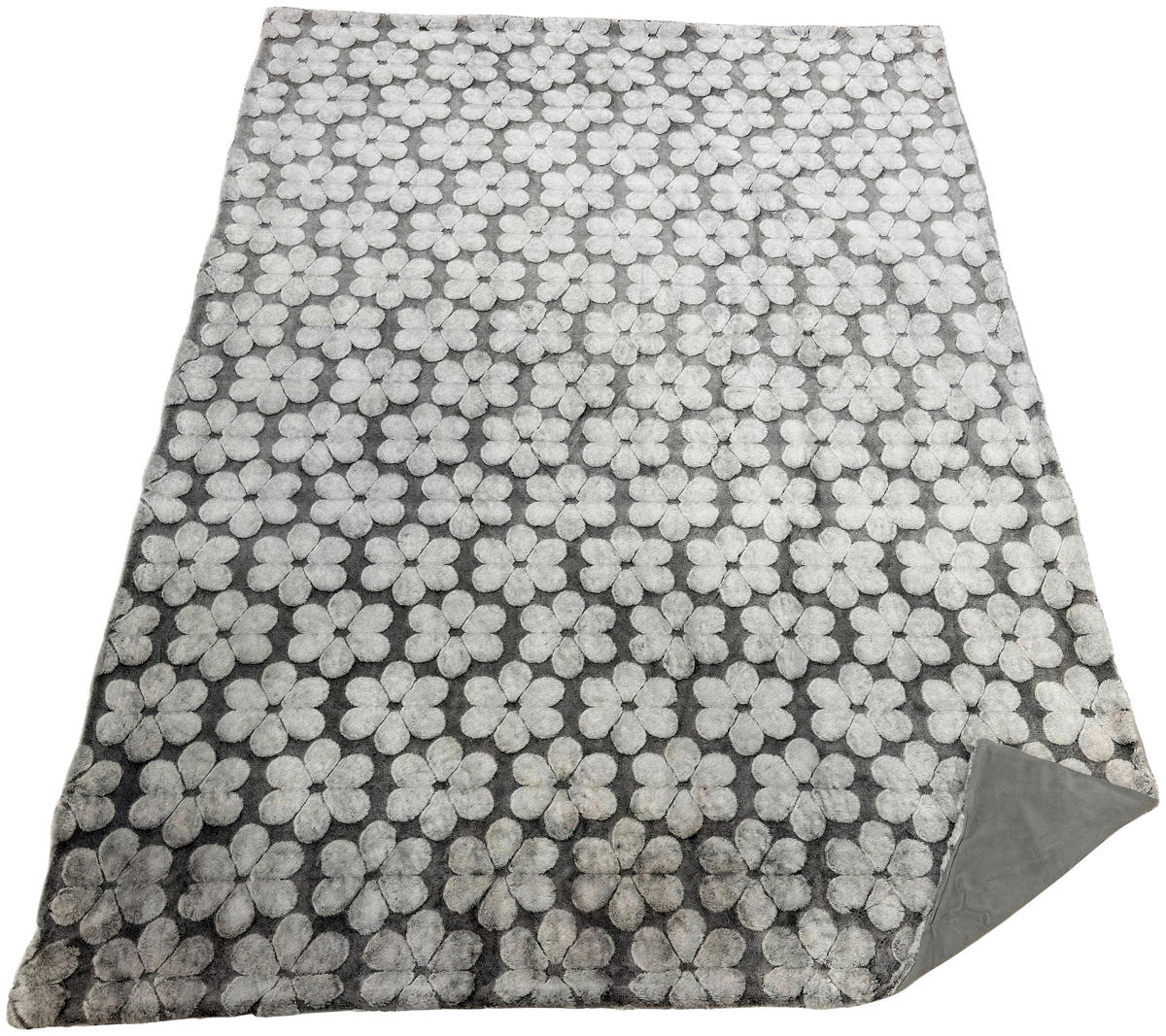 PLÄD 150/200 cm  - Grauweiß, Basics, textil (150/200cm) - Novel