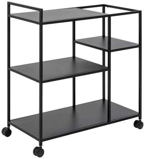 SERVERINGSVAGN i svart  - svart, Design, metall (78/40/85cm) - Best Price