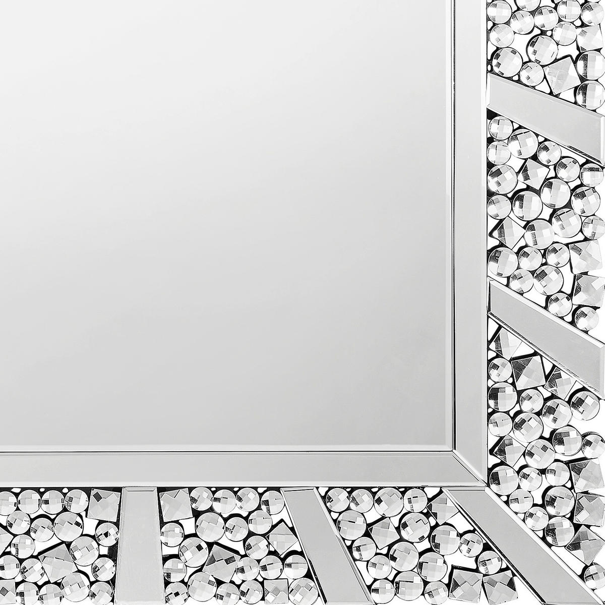 ZIDNO OGLEDALO  120/80/2 cm     - srebrna, Lajfstajl, staklo/pločasti materijal (120/80/2cm) - Xora