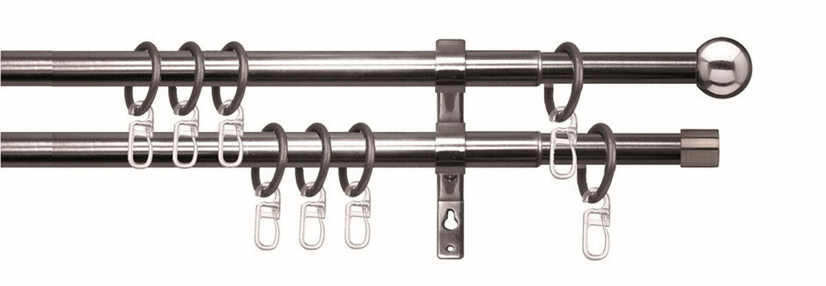GARNIŠNA SET boja nerđajućeg čelika, metal - boja nerđajućeg čelika, Osnovno, metal (200-350cm)