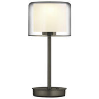 LED-TISCHLEUCHTE Klara 15,6/34 cm   - Bronzefarben, Design, Metall (15,6/34cm) - elements by BANKAMP