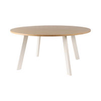MATBORD 155/155/75 cm delar i massivt trä  trä ek Bianco  - vit/ek Bianco, Modern, metall/trä (155/155/75cm) - Niels Andersson