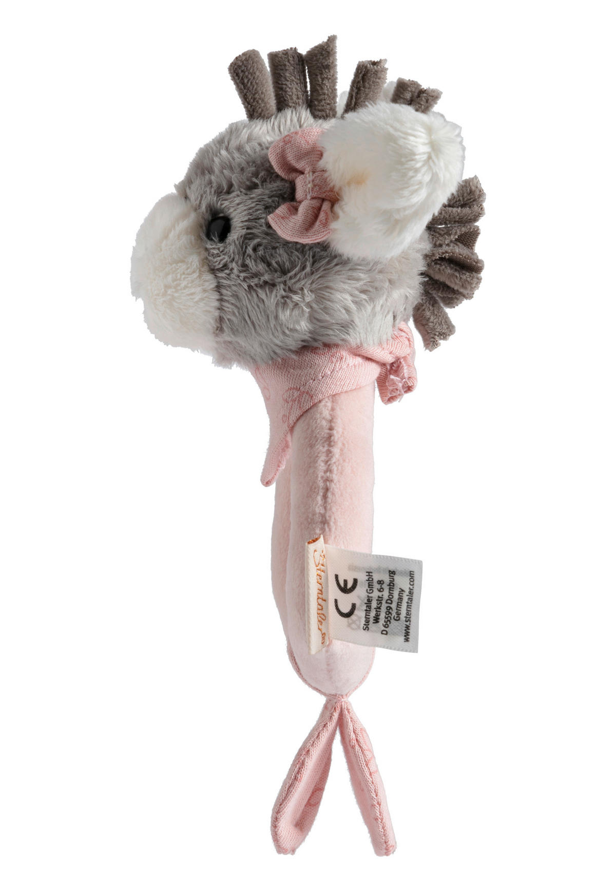 GREIFLING EMMI GIRL  - Hellrosa, Basics, Textil (15/10/6cm) - Sterntaler