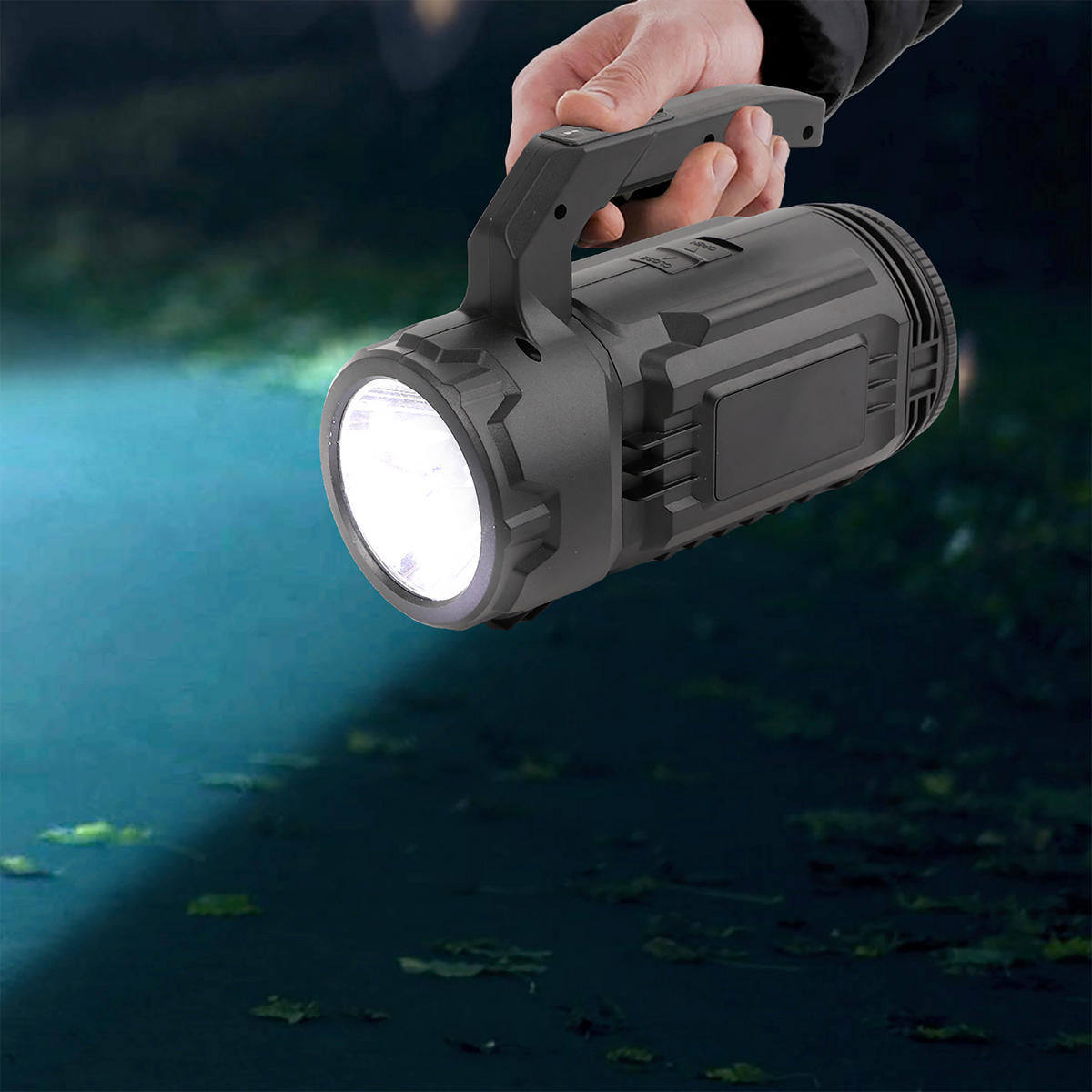 ŽEPNA SVETILKA     23,7/10,6/17,7 cm         - črna/prosojno, Basics, umetna masa (23,7/10,6/17,7cm) - Boxxx