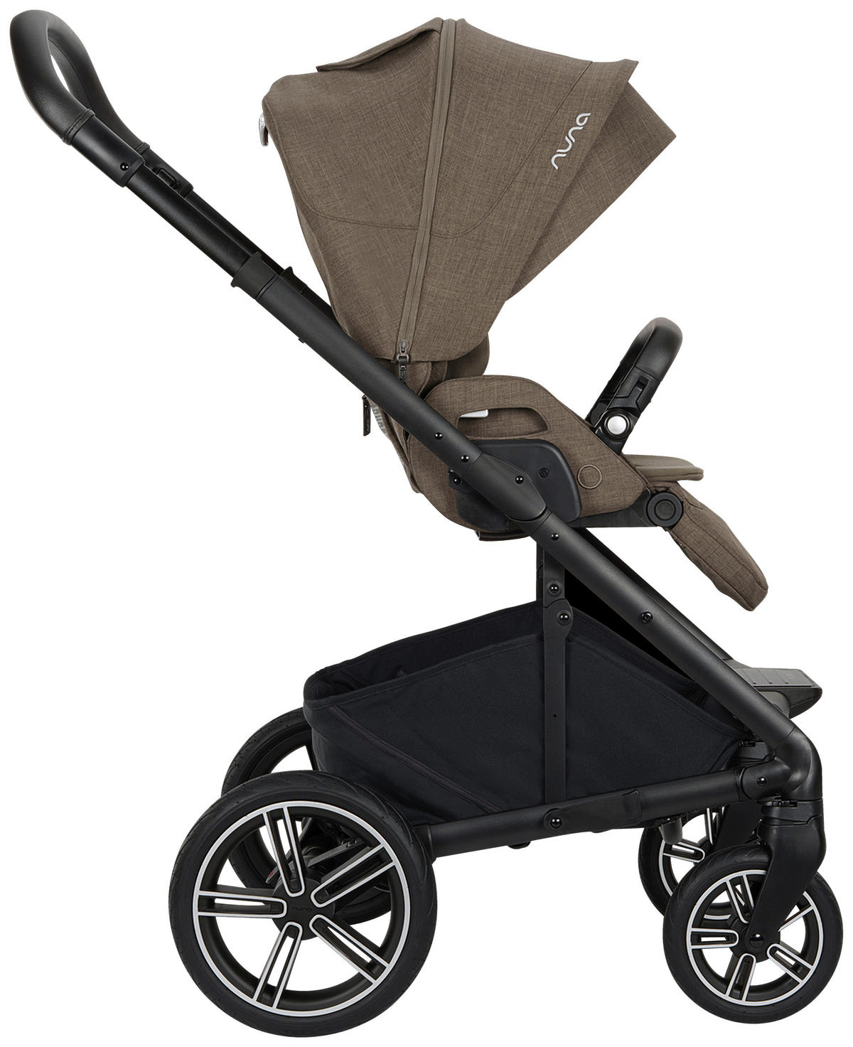 KOMBIKINDERWAGEN  Mixx Next  Pistachio  - Schwarz, Basics, Metall (60/110/82cm) - Nuna