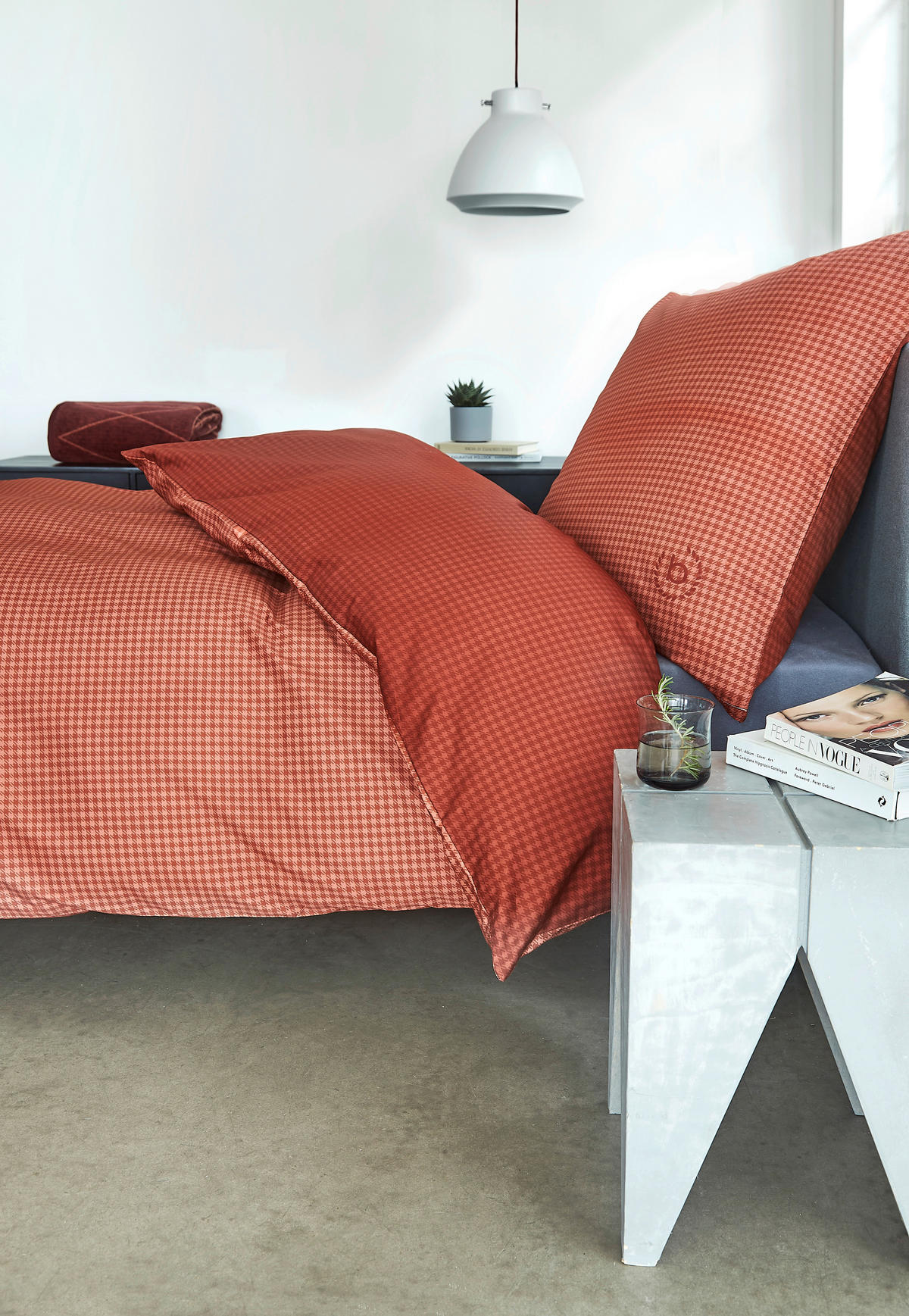 WENDEBETTWÄSCHE 5004 Satin Makosatin 140/200 cm  - Bordeaux/Rot, KONVENTIONELL, Textil (140/200cm) - Bugatti