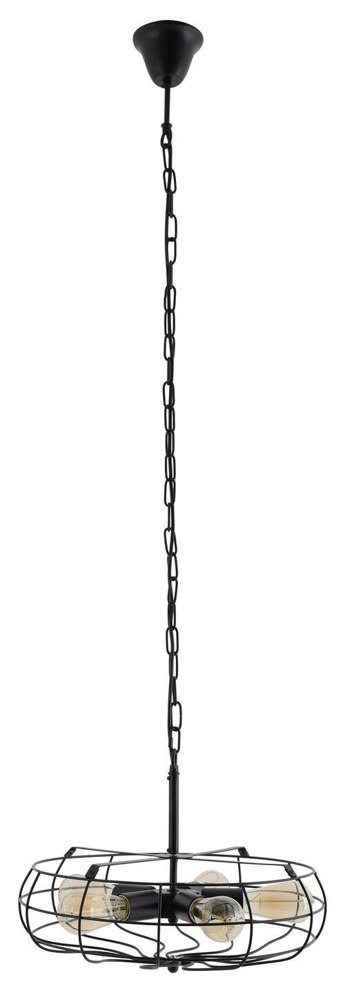 HÄNGELEUCHTE 47,5/14,5 cm  - Schwarz, Trend, Metall (47,5/14,5cm) - Näve