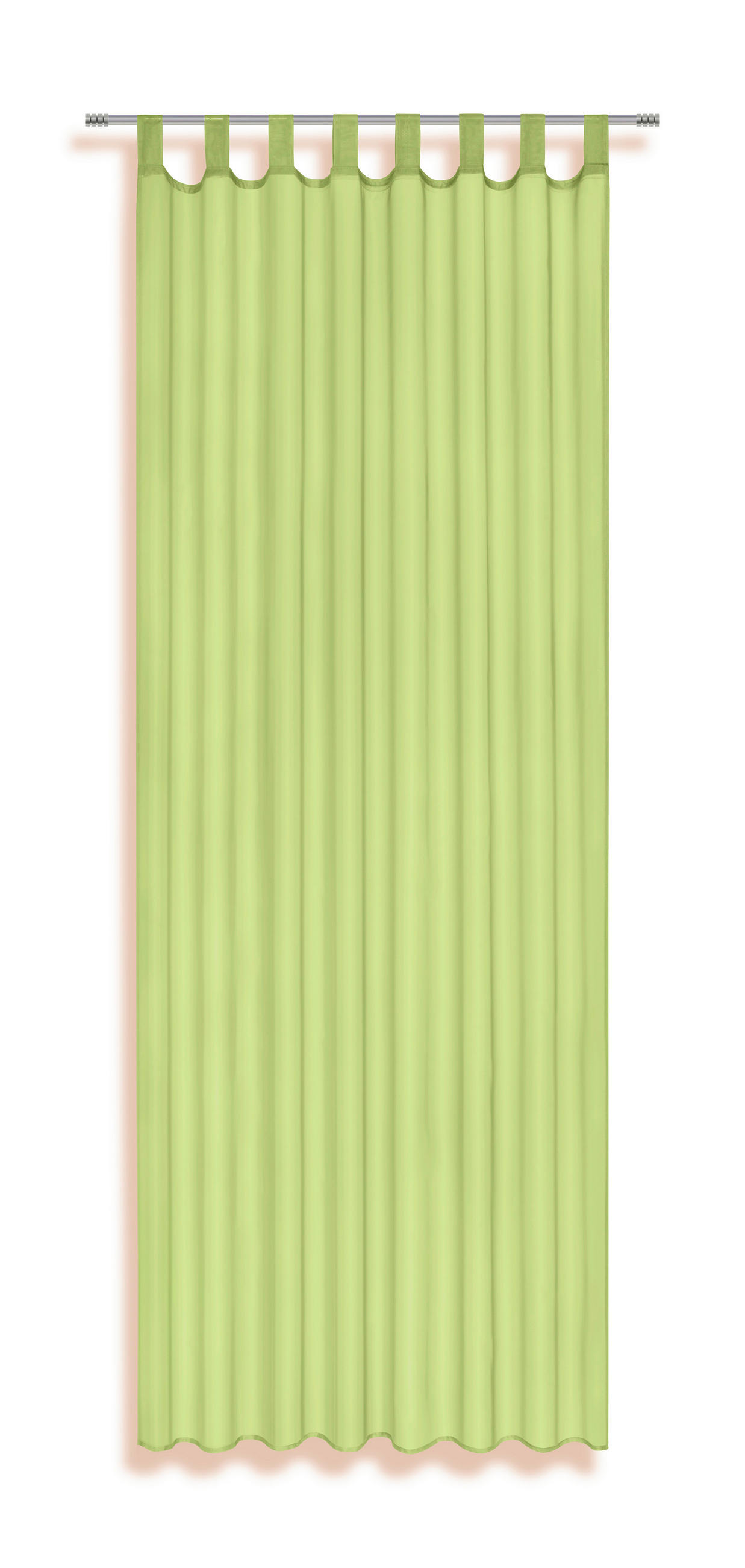 Vorhang Mit Schlaufen Und Band Utila 140x245 Cm Grün