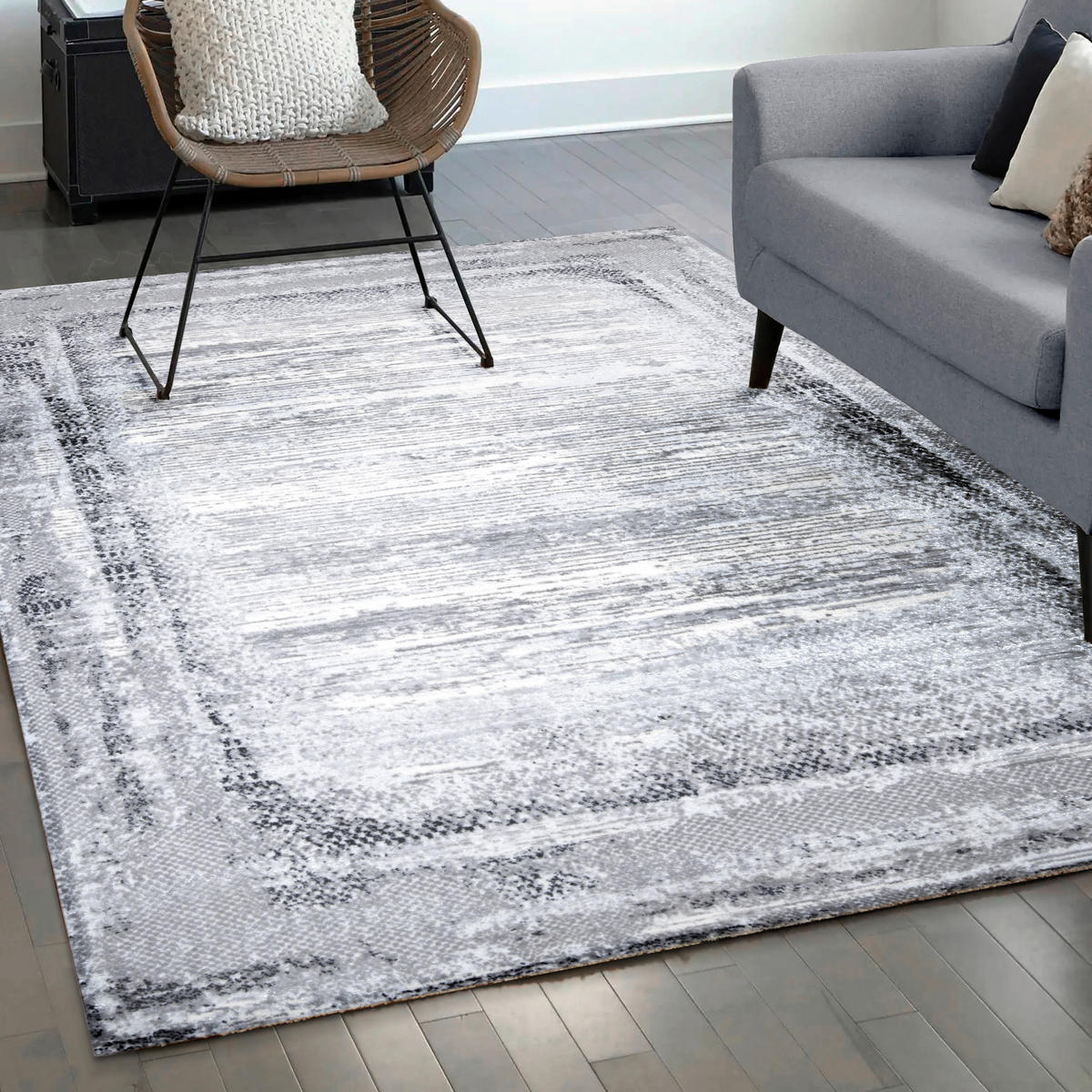 WEBTEPPICH 80/150 cm Harmony Hellgrau rechteckig  - Hellgrau, LIFESTYLE, Textil (80/150cm) - Novel