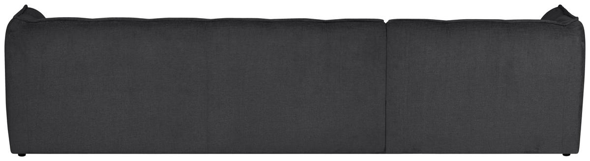ECKSOFA  LIVOLI Grau Chenille  - Schwarz/Grau, Design, Textil (218/290cm) - MID.YOU