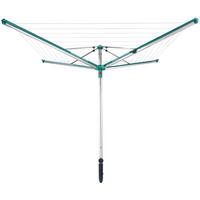 WÄSCHESPINNE  - Türkis, Basics, Metall (186cm) - Leifheit