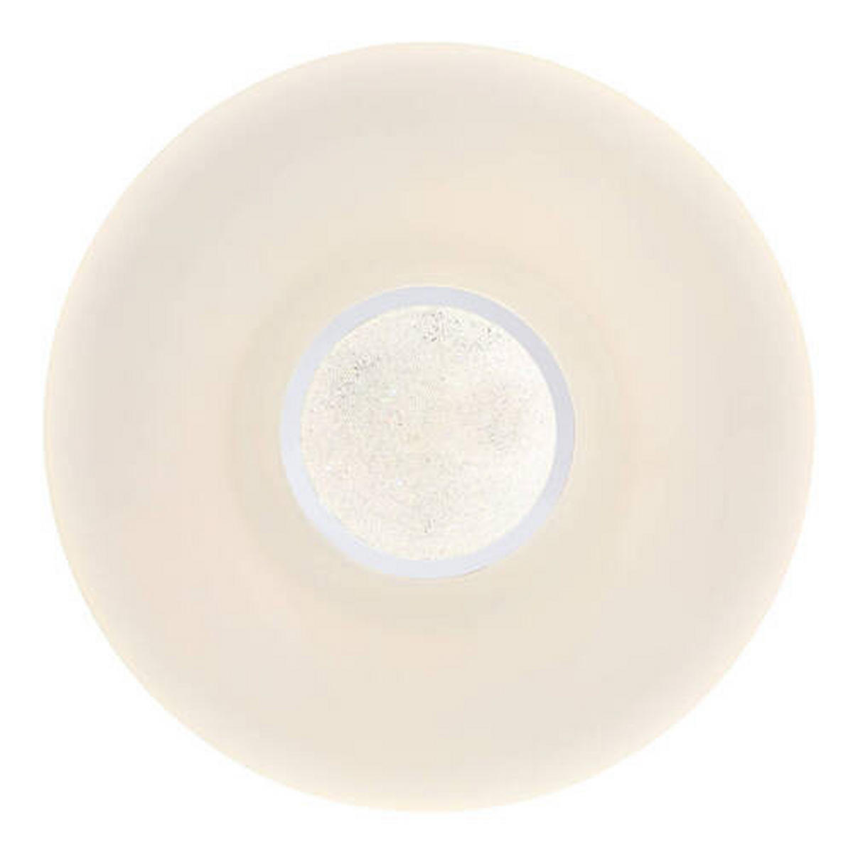 LED-DECKENLEUCHTE 40 W  48,5/7,2 cm    - Klar/Weiss, Design, Glas/Kunststoff (48,5/7,2cm) - Globo