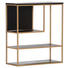 REGAL in 70/80/30 cm Schwarz, Goldfarben - Goldfarben/Schwarz, Design, Holz/Metall (70/80/30cm) REGAL in 70/80/30 cm Schwarz, Goldfarben - Goldfarben/Schwarz, Design, Holz/Metall (70/80/30cm)
