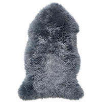 OVČIJA KOŽA SA KRZNOM   - siva, Prirodno, krzno (60/95cm) - Linea Natura