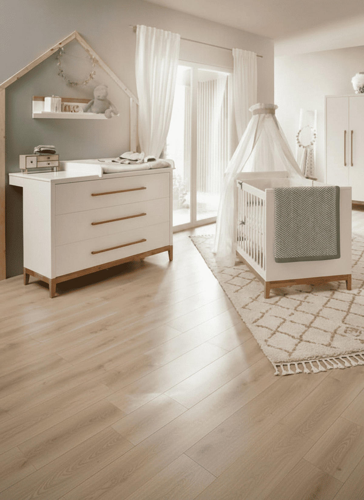 SCHMUSEDECKE  80/100 cm  - Naturfarben/Mintgrün, Basics, Textil (80/100cm) - Patinio