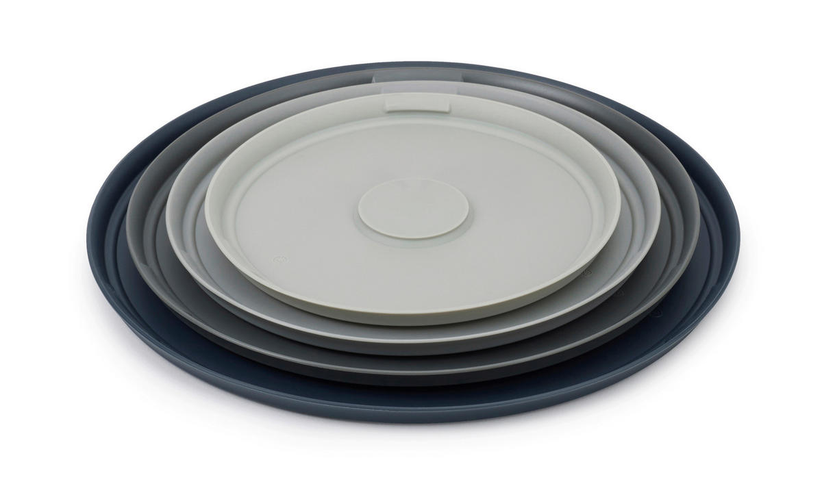 SCHÜSSELSET Nest 4-teilig  - Grau, KONVENTIONELL, Kunststoff/Metall (28,5/28,5/13,6cm) - Joseph Joseph