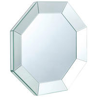 WANDSPIEGEL 80/80/4,7 cm  - Klar, Design, Glas/Holzwerkstoff (80/80/4,7cm) - MID.YOU