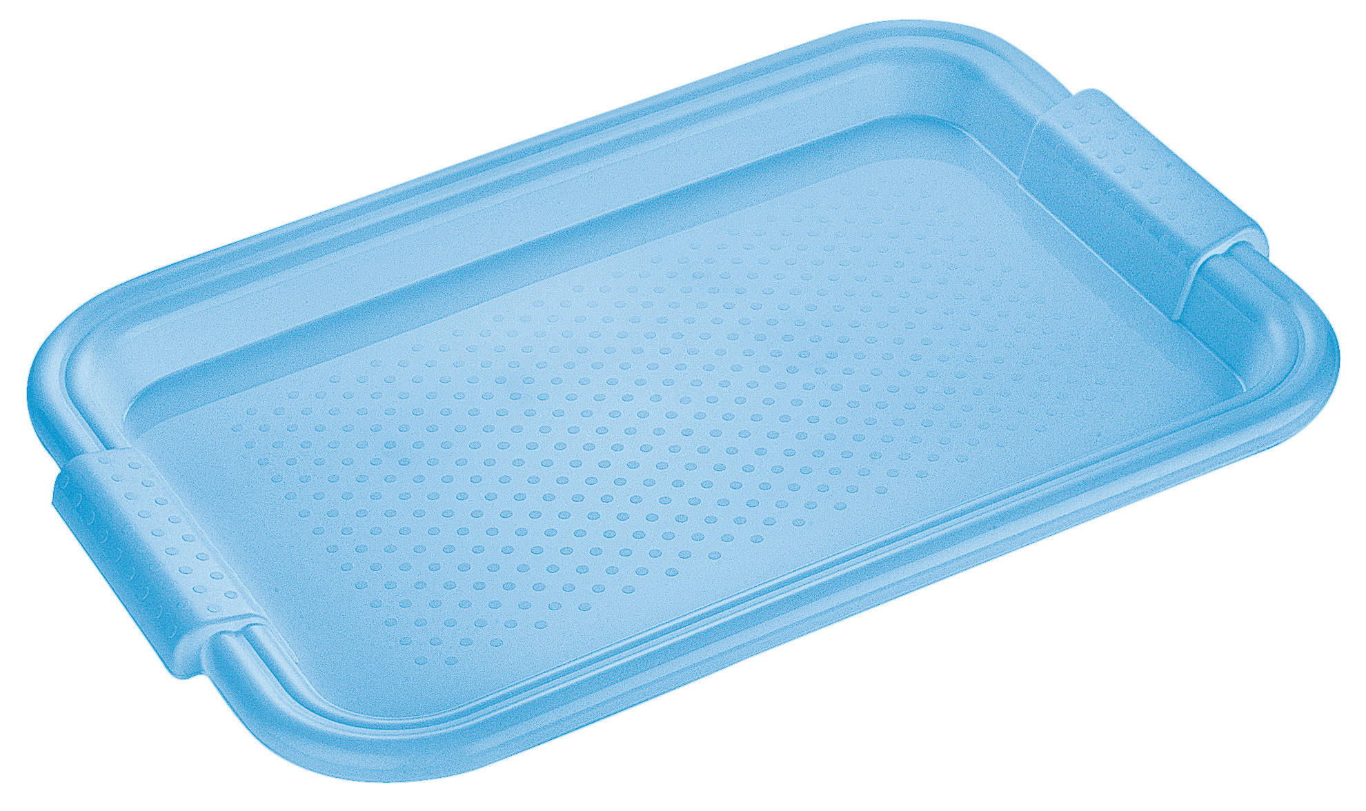 TÁLCA  30/45 cm  - sárga/kék, Basics, műanyag (30/45cm)