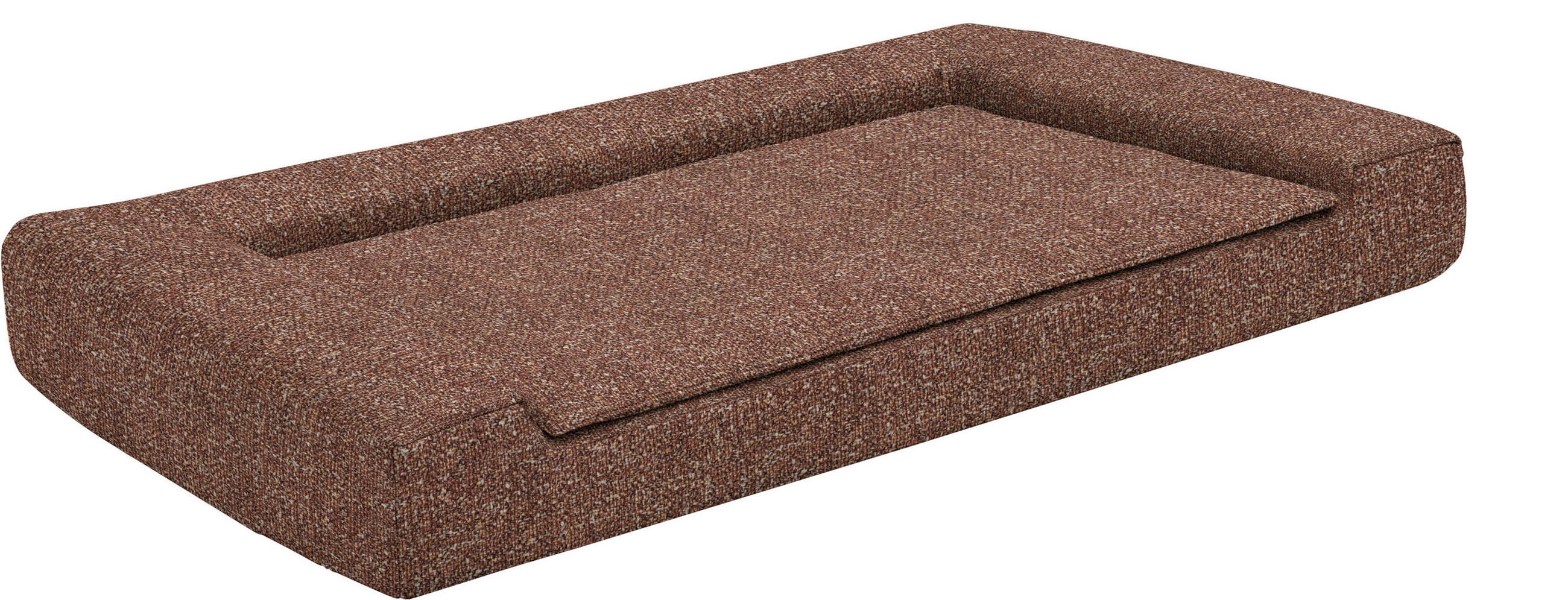 HUNDEBETT - Terracotta, KONVENTIONELL, Textil (120/15/70cm) - Sedda