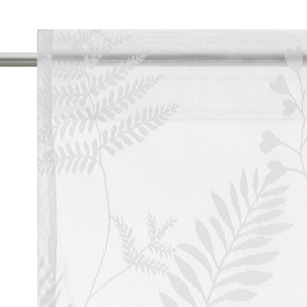FERTIGVORHANG  transparent   140/245 cm  - Weiß, Natur, Textil (140/245cm) - Esposa