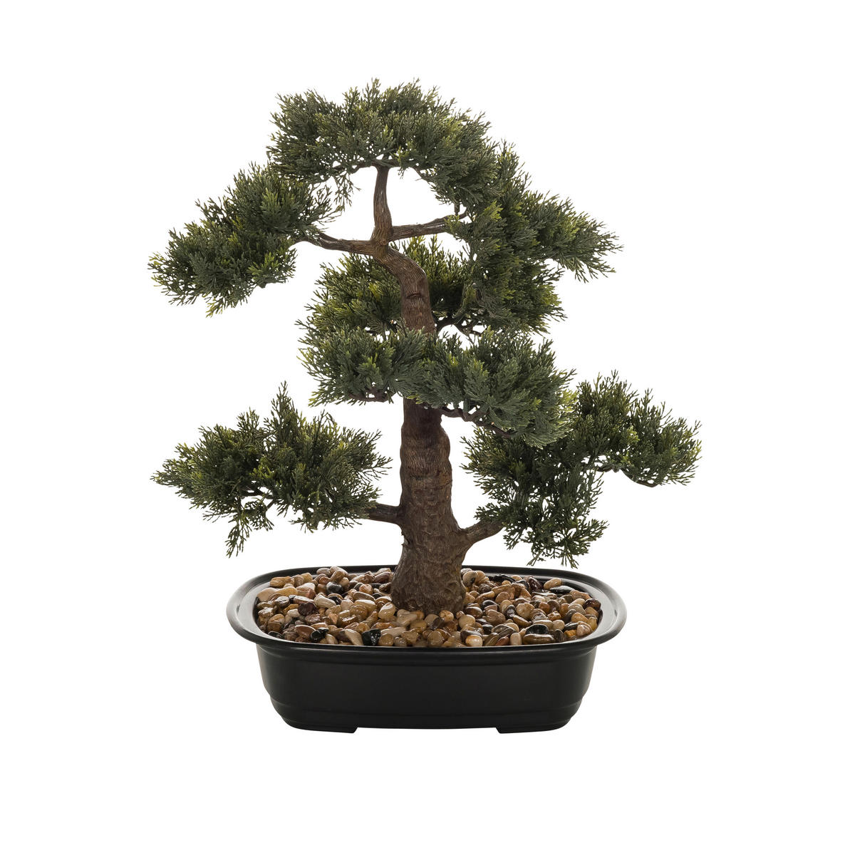 BONSAI Bonsai  - Schwarz/Braun, Basics, Kunststoff (38/44/20cm) - MID.YOU