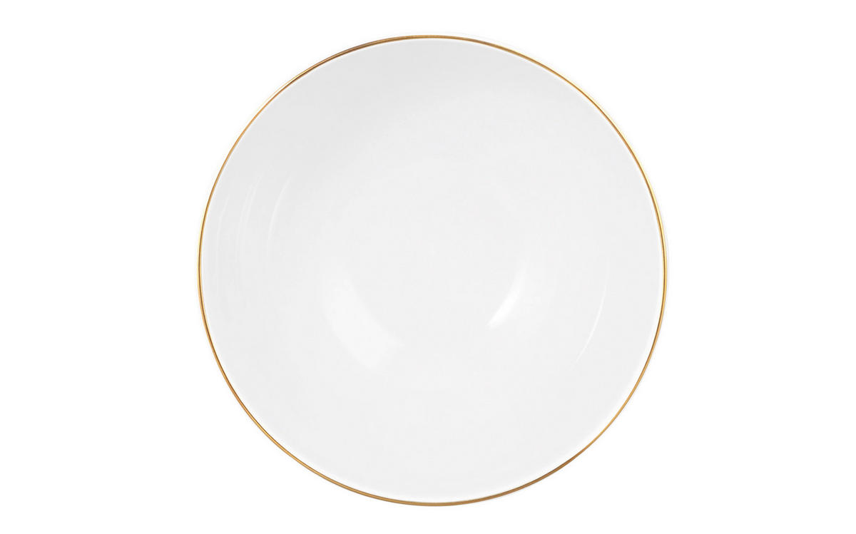 CAPPUCCINOKOPP  13 cm  500 ml  - vit/guldfärgad, Klassisk (13cm) - Seltmann Weiden