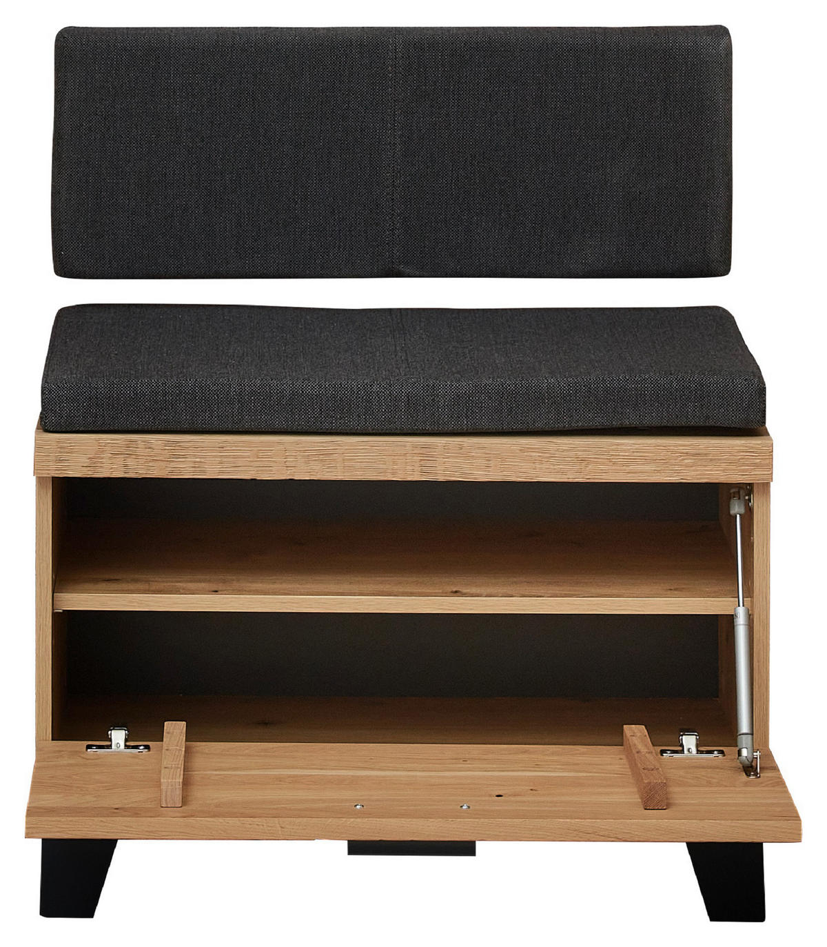 GARDEROBE  in 170/199/38 cm  - Wildeiche/Grau, Natur, Holz/Holzwerkstoff (170/199/38cm) - Linea Natura