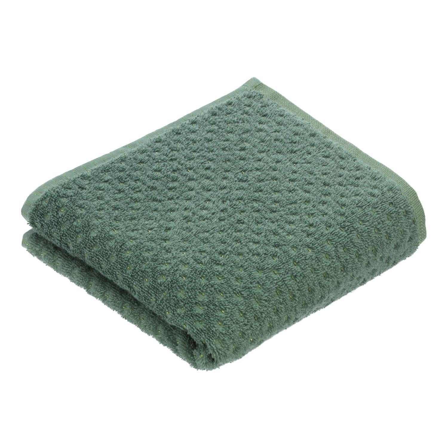 DUSCHTUCH Golden Century 67/140 cm  - Grün, Basics, Textil (67/140cm) - Vossen