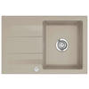 SPÜLE Genea 75 / 50900223  - Fango, Basics, Keramik (75/51/20cm) - Systemceram