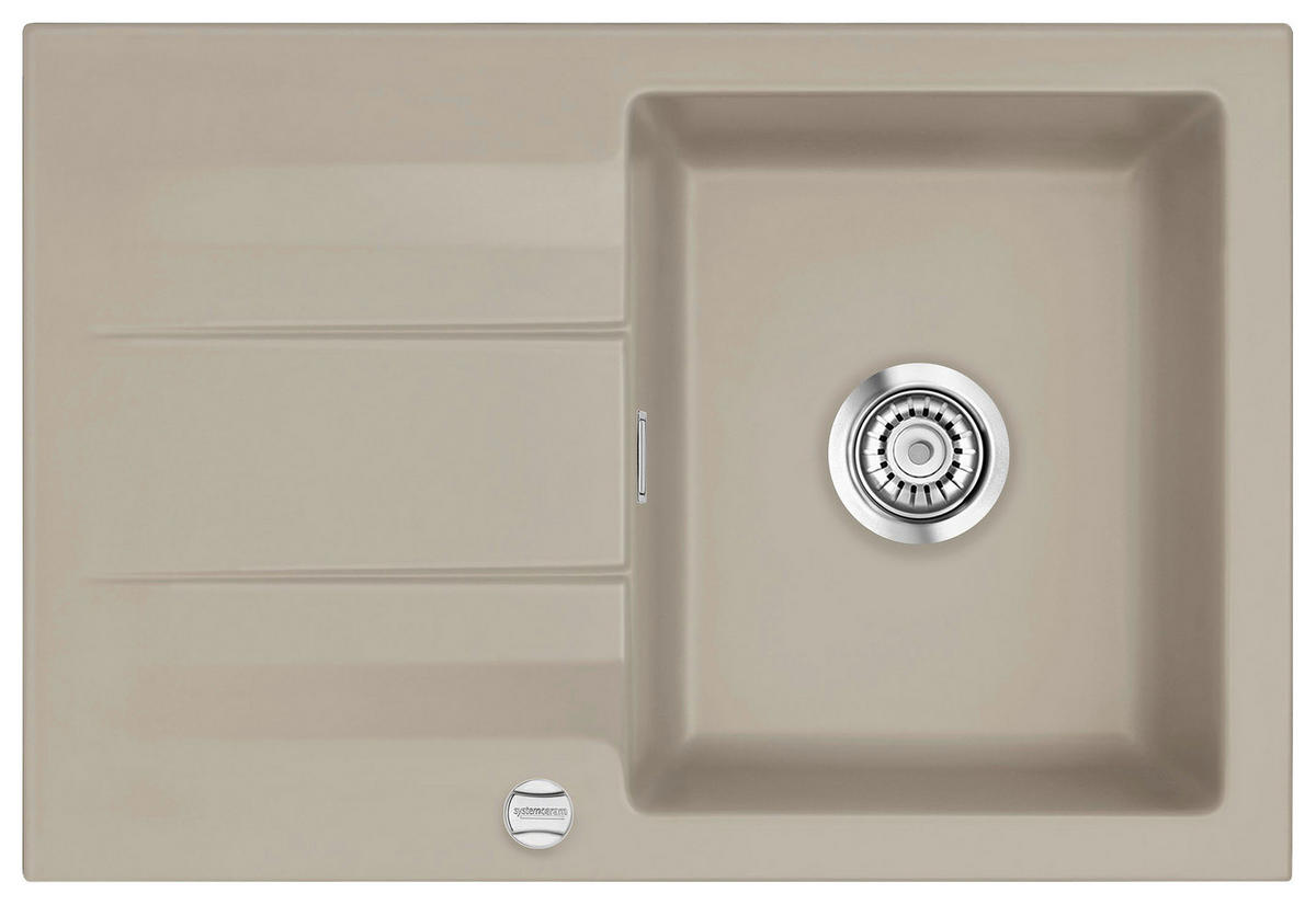 SPÜLE Genea 75 / 50900223  - Fango, Basics, Keramik (75/51/20cm) - Systemceram