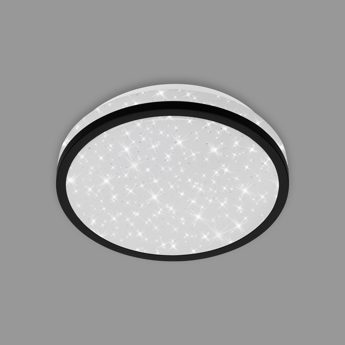 LED SVJETILJKA STROPNA  - crna, Basics, plastika (21,7/6cm)