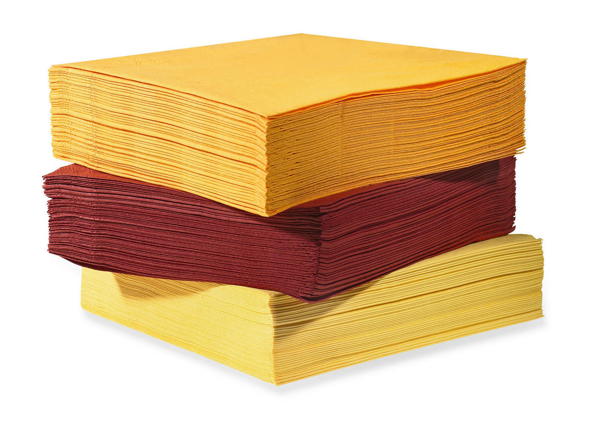 SERVÍTKA 50 KS - bordová, Basics, papier (40/40cm) - Xxxlpack