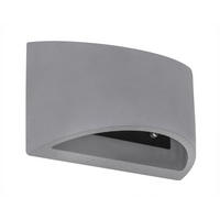 NÁSTĚNNÉ SVÍTIDLO, 20/8.8/12 cm - šedá, Design, kámen (20/8.8/12cm) - Globo
