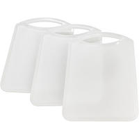 Schneidebrett 3er Set 15/25/2 cm  - Weiss, Basics, Kunststoff (15/25/2cm) - Homeware Profession.