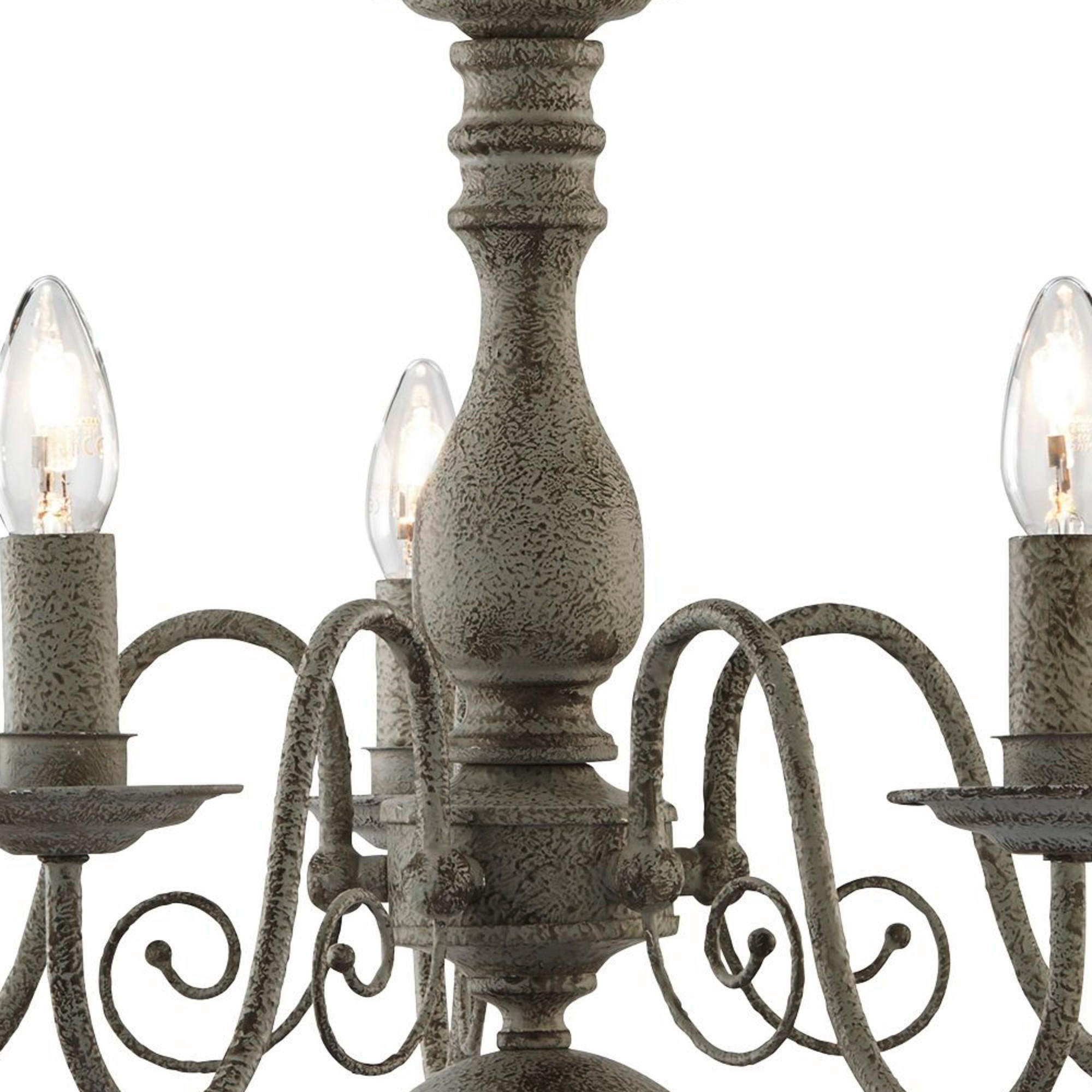 SVJETILJKA VISEĆA  60/47 cm      Greythorne  - siva, Trend, metal (60/47cm)