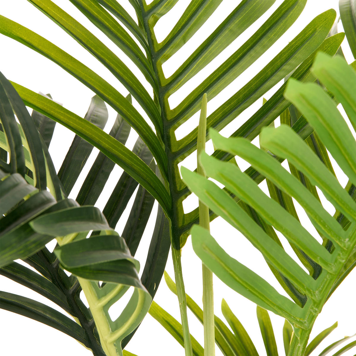 KUNSTPFLANZE Palme 160 cm  - Schwarz/Grün, Basics, Kunststoff (160cm)